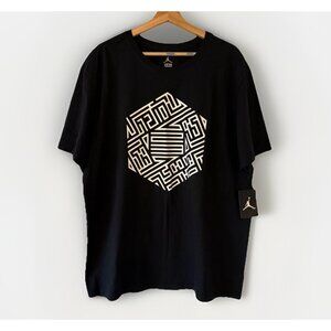 Nike Jordan Michael Jordan Maze Shirt Size 2XL Black Hard To Find Brand New